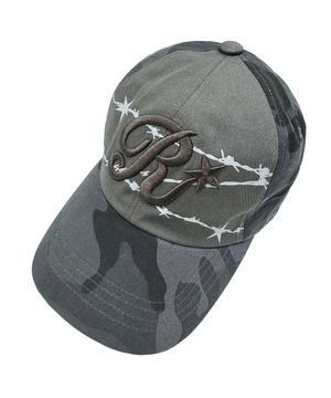 R 로고 볼캡 [챠콜]