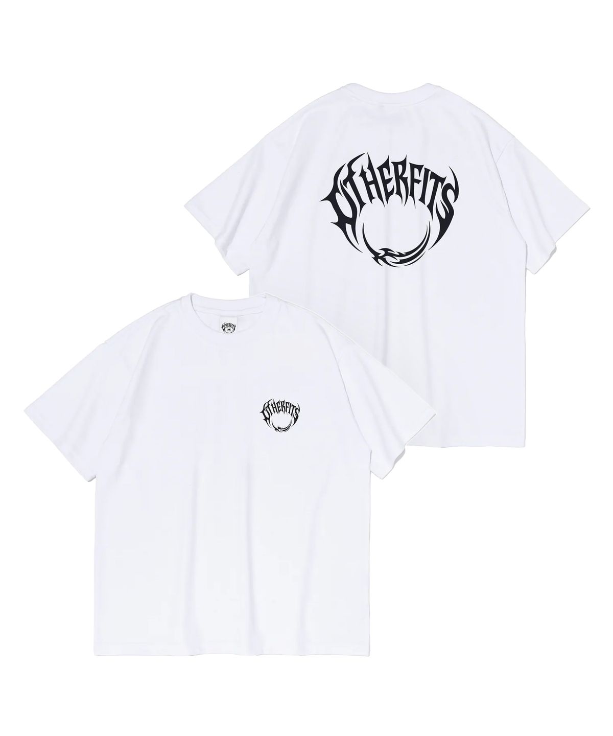 아더피츠(OTHERFITS) 서클 로고 반팔티셔츠 (화이트)