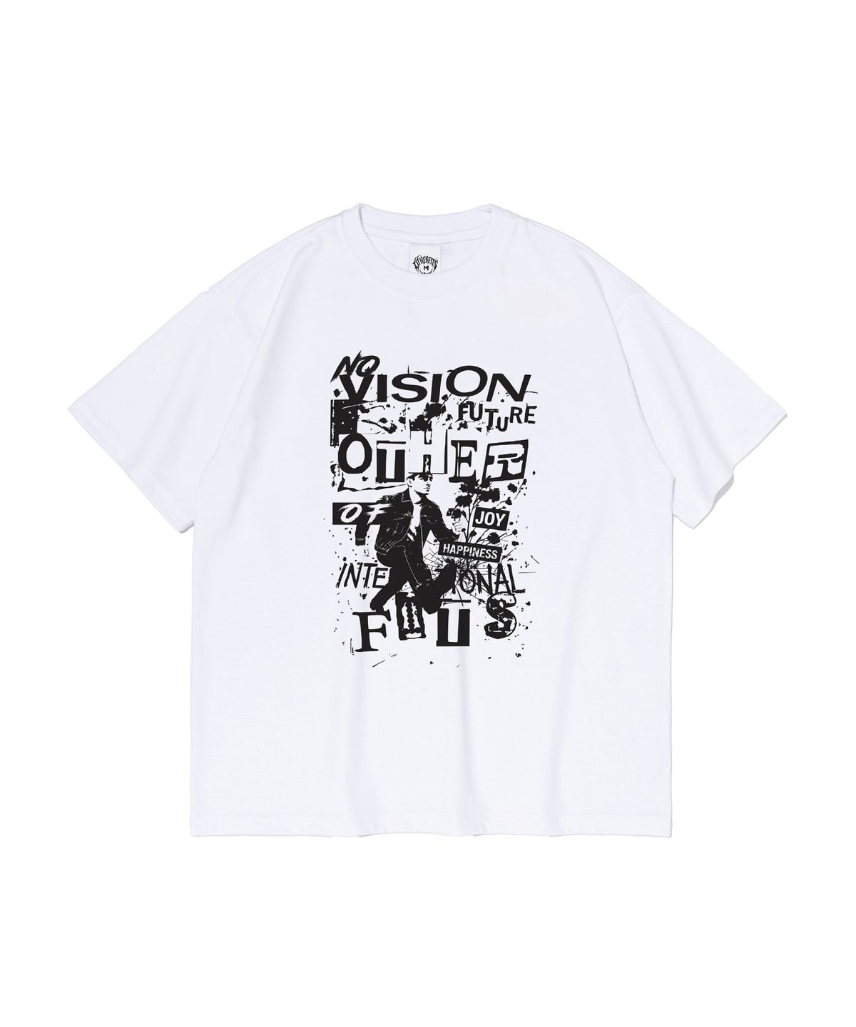 아더피츠(OTHERFITS) NO-VISION 반팔티셔츠 (화이트)