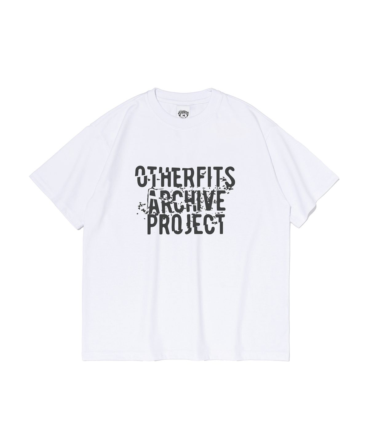아더피츠(OTHERFITS) 아카이브 레터링 반팔티셔츠 (화이트)