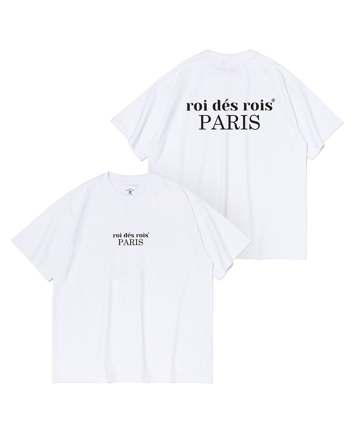 로아드로아(ROIDESROIS) 오리진 파리 반팔 티셔츠 (화이트)