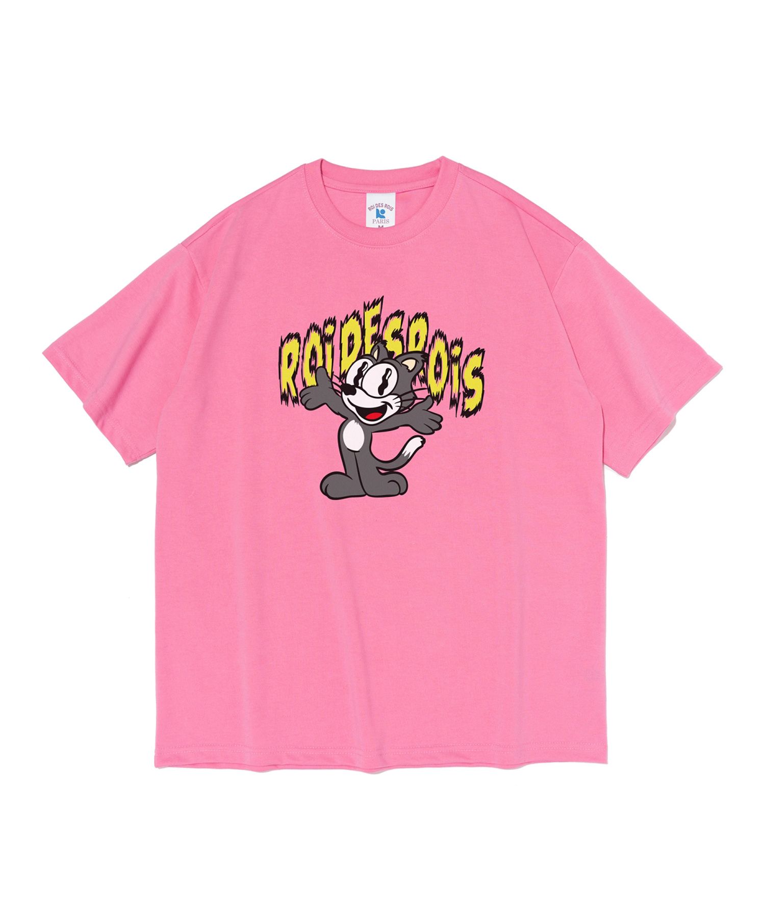 MUSINSA公式 | ROIDESROIS シャシャキャラクター 半袖Tシャツ (ピンク)