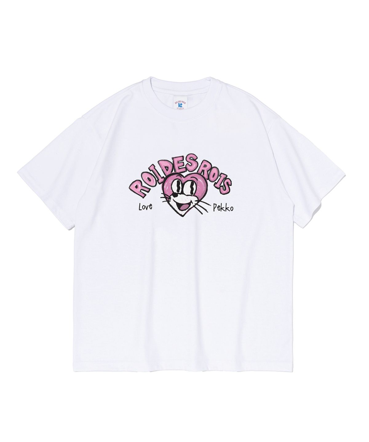 로아드로아(ROIDESROIS) 러블리 베르캣 반팔 티셔츠 (화이트)