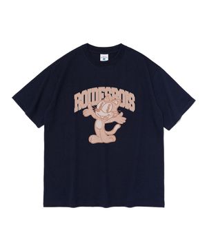 로아스 캐릭터 반팔 티셔츠 (네이비)