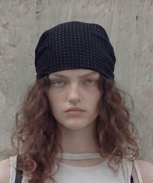 도트 반다나 스카프 BANDANA SCARF / DOT / BLACK