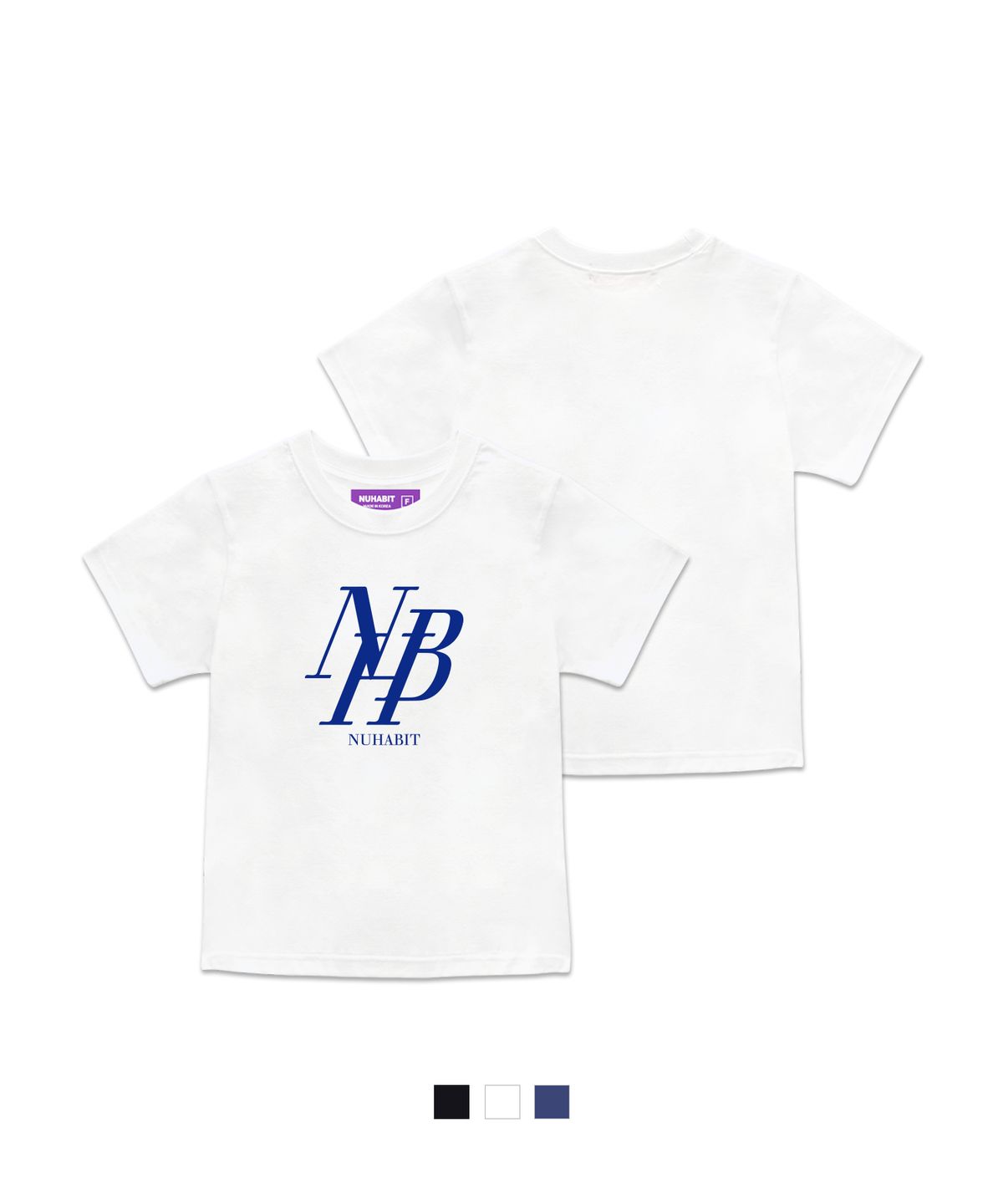 뉴해빗(NUHABIT) N/H SECTIONS 슬림핏 반팔 티셔츠 (SFS2-1NH1039)