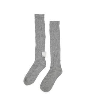 데일리 니삭스 STRUCTURE KNEE SOCKS / S LABEL / GREY