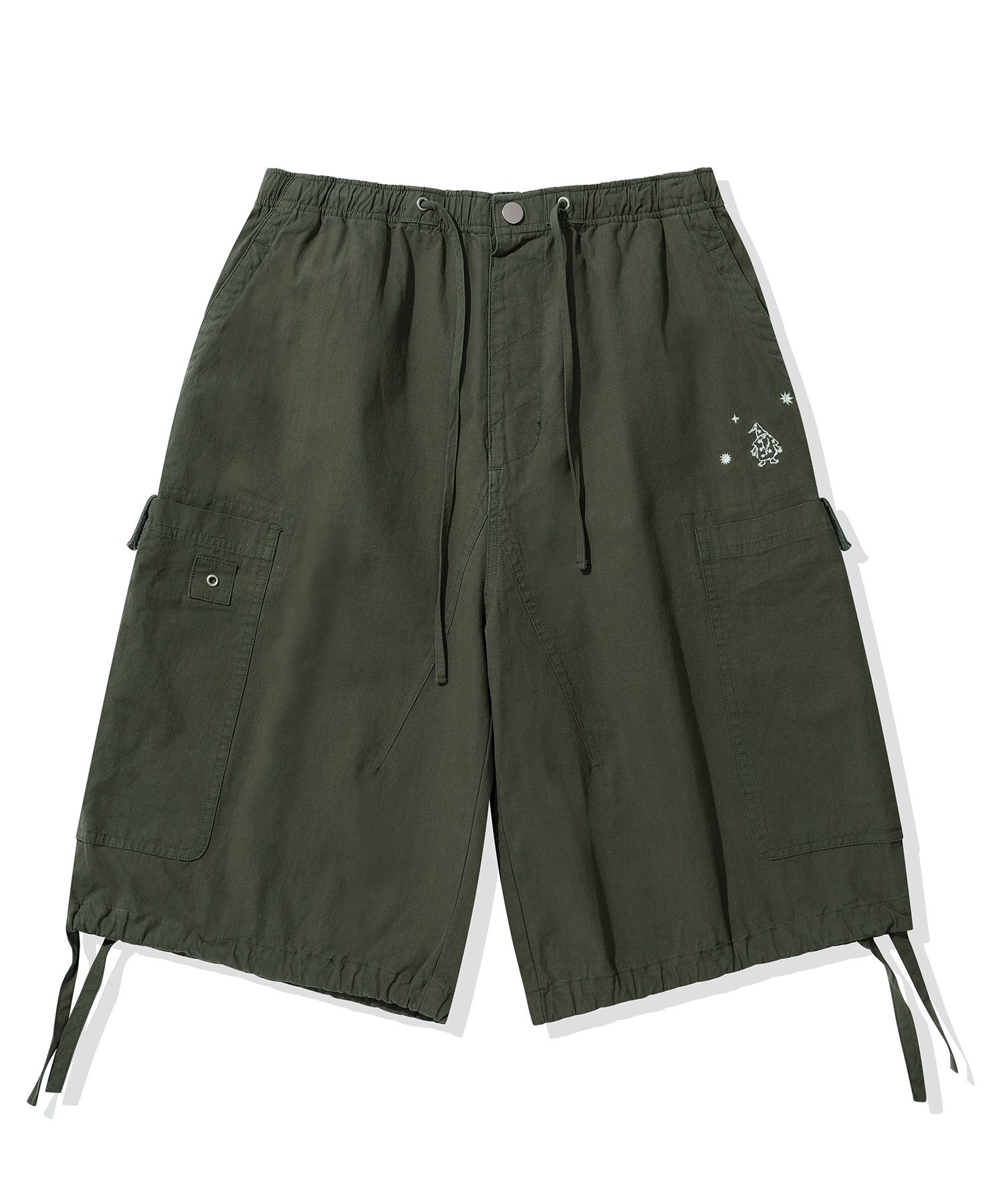 [CODEGRAPHY]★25SS★Washed embroidery artwork cargo pants MUSINSA | Codegraphy Washed embroidery artwork cargo pants_khaki