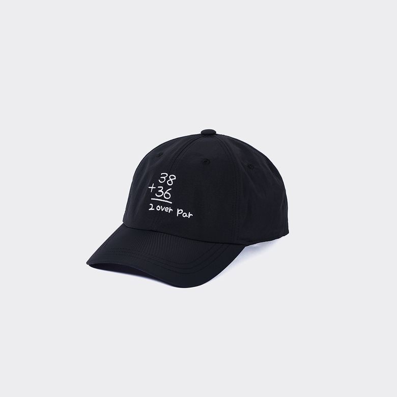 투 오버파 볼캡 블랙 MB25TBK-202