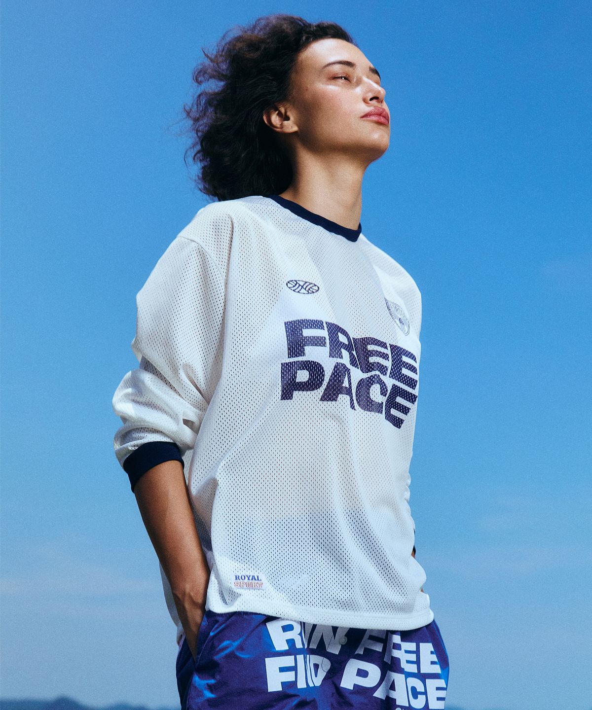 미나수(MENASOO) Sporty Mesh Round T Shirt_White