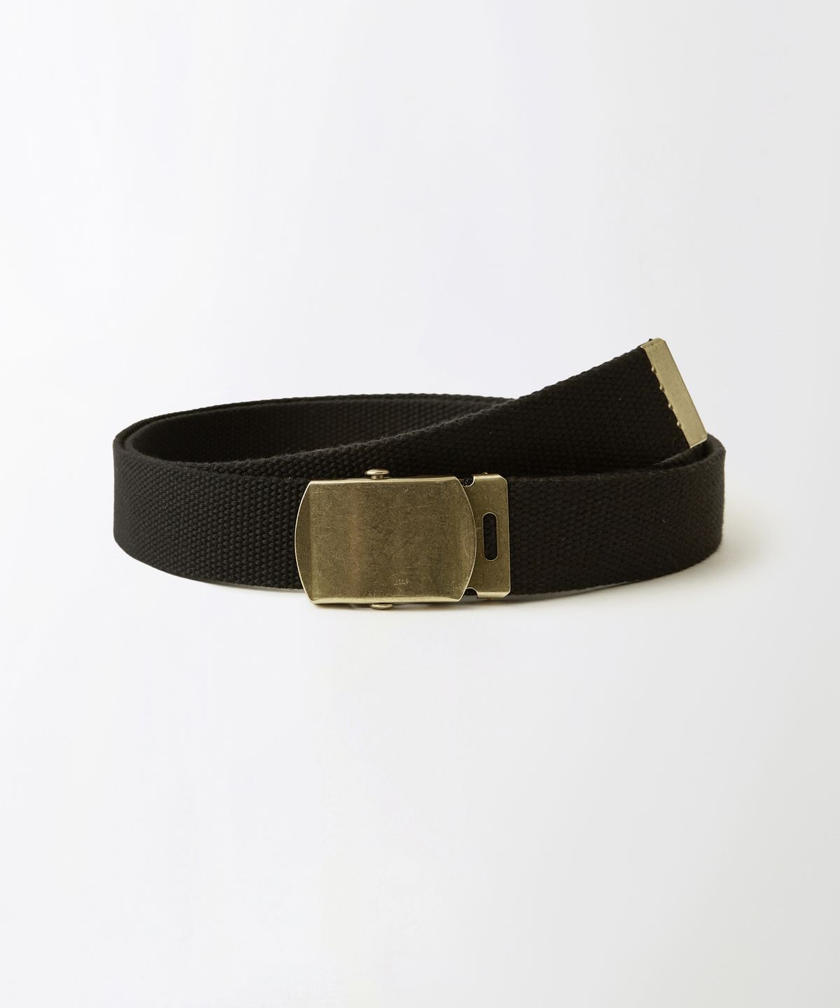 아웃스탠딩(OUTSTANDING) OSTD BRASS OFFICER BELT_BLACK