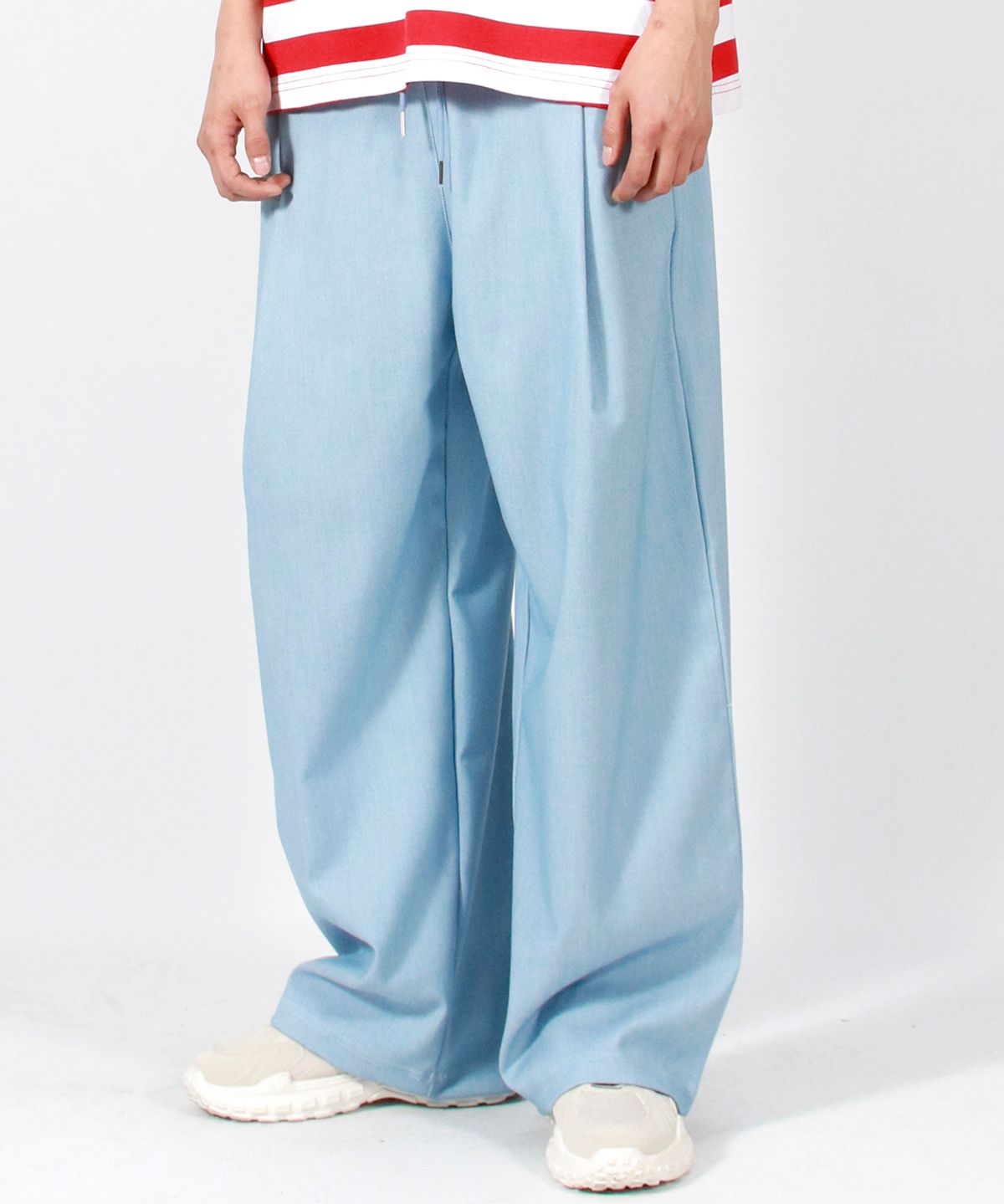 드마크(DEMARC) M VINTAGE DENIM WIDE PANTS LIGHT BLUE