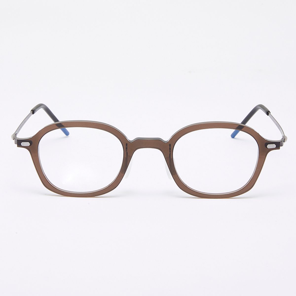 알로아이웨어(ALO EYEWEAR) [The air] AL5509 1310G 오리엔탈 스퀘어 초경량 안경테 카키 블루라이트 렌즈 선택