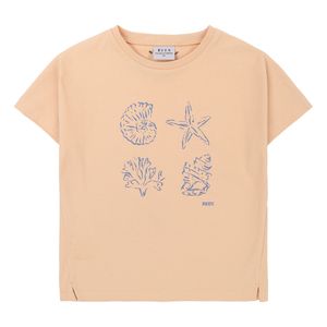 BZ31TS02OR 오렌지 프린트 반팔 티셔츠