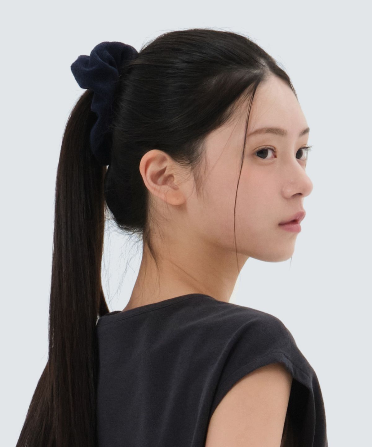 스노우피크 어패럴(SNOWPEAK APPAREL) [스노우피크 X 헤르시] 테리 스크런치 (S25MWFSU77) Navy