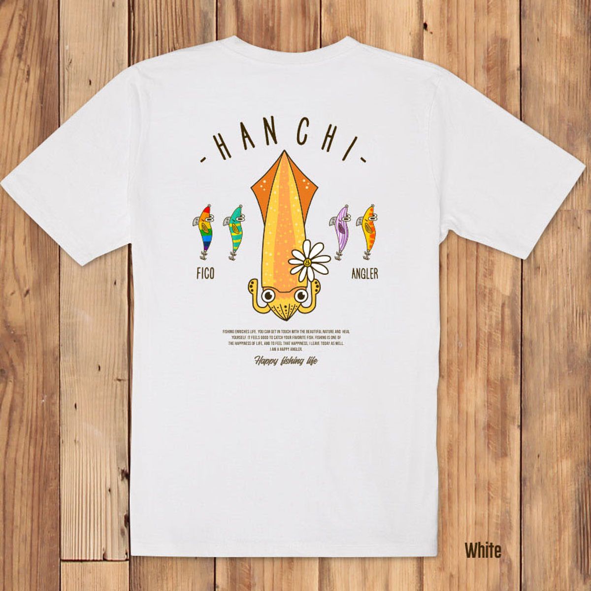 돌돌(DOLDOL) FICO_tshirts-282  피코앵글러 낚시 브랜드 한치 디자인 티셔츠 반팔티