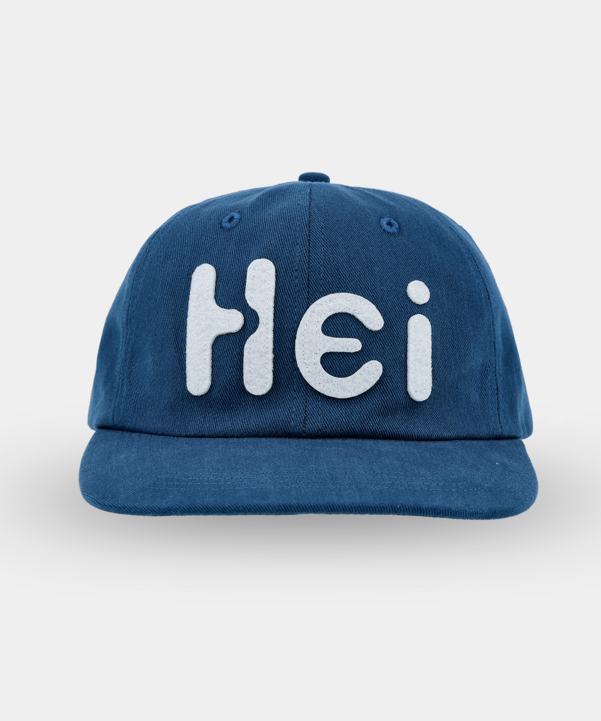 하이산(HEISAN) Hei 빅로고 펠트캡 블루