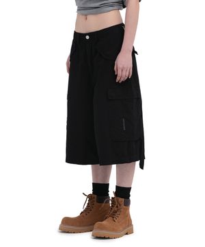BERMUDA CARGO PANTS [BLACK]