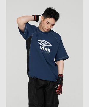 크리스피 타슬란 반팔 피스테 네이비(UQ221CWT58)