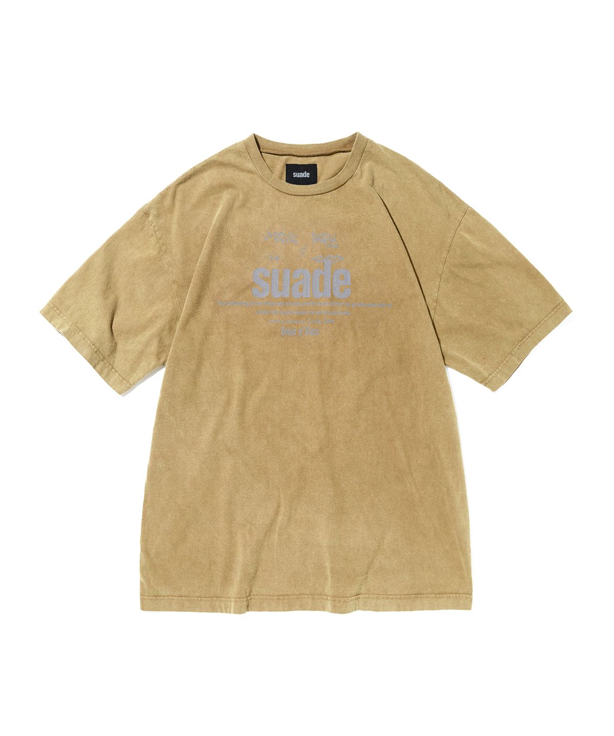 스웨이드(SUADE) MIXED LOGO TEE [BEIGE]
