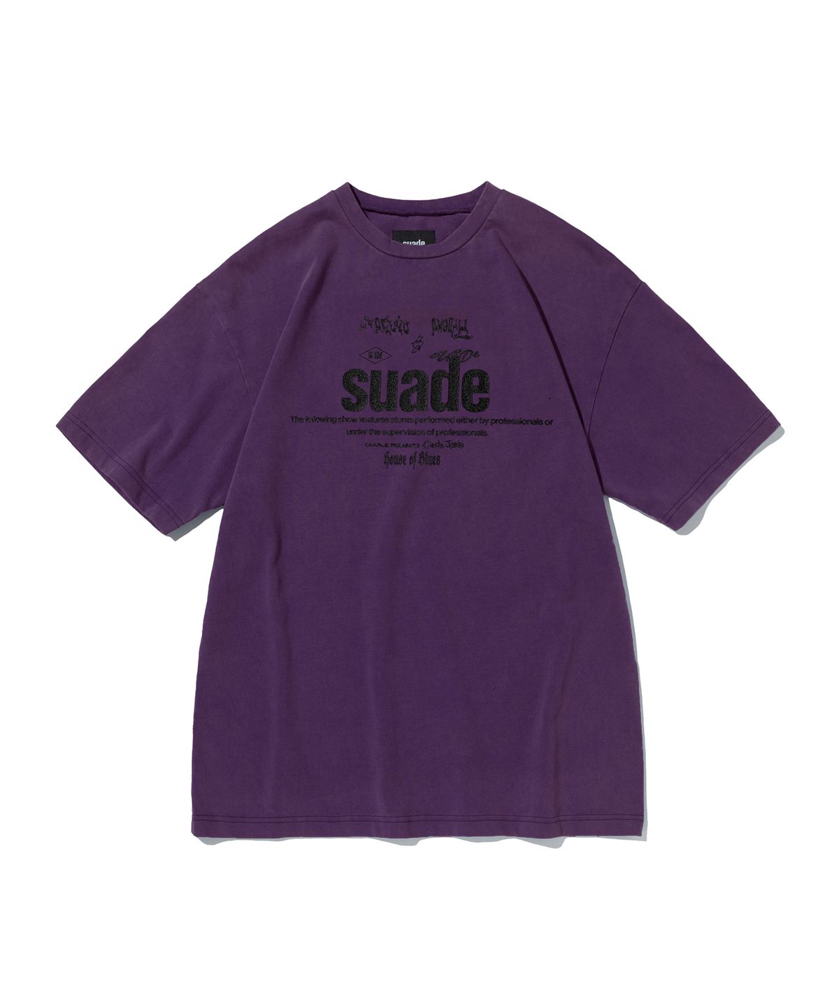 스웨이드(SUADE) MIXED LOGO TEE [PURPLE]