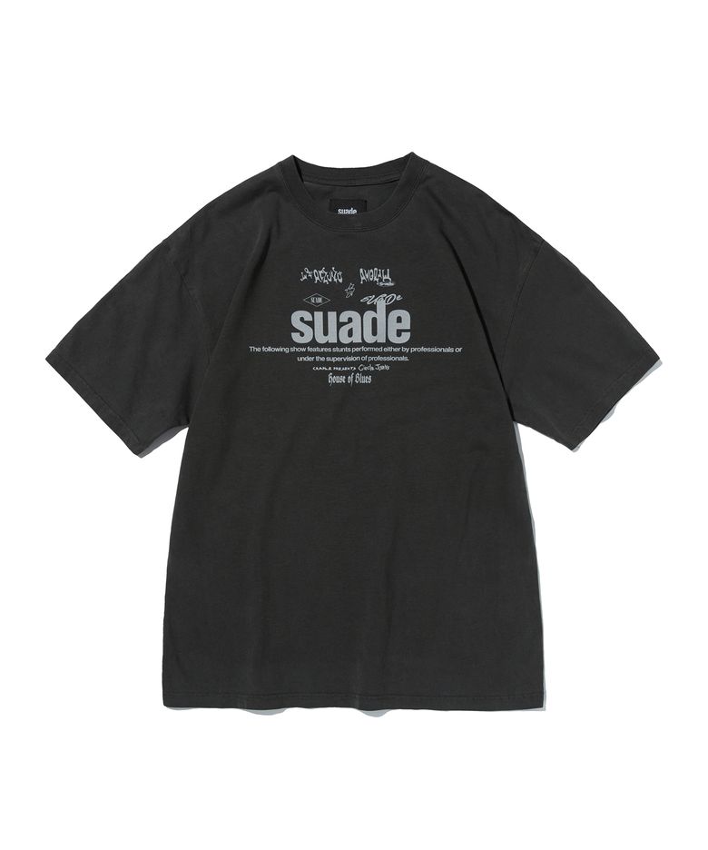 MIXED LOGO TEE [PIGMENT BLACK]