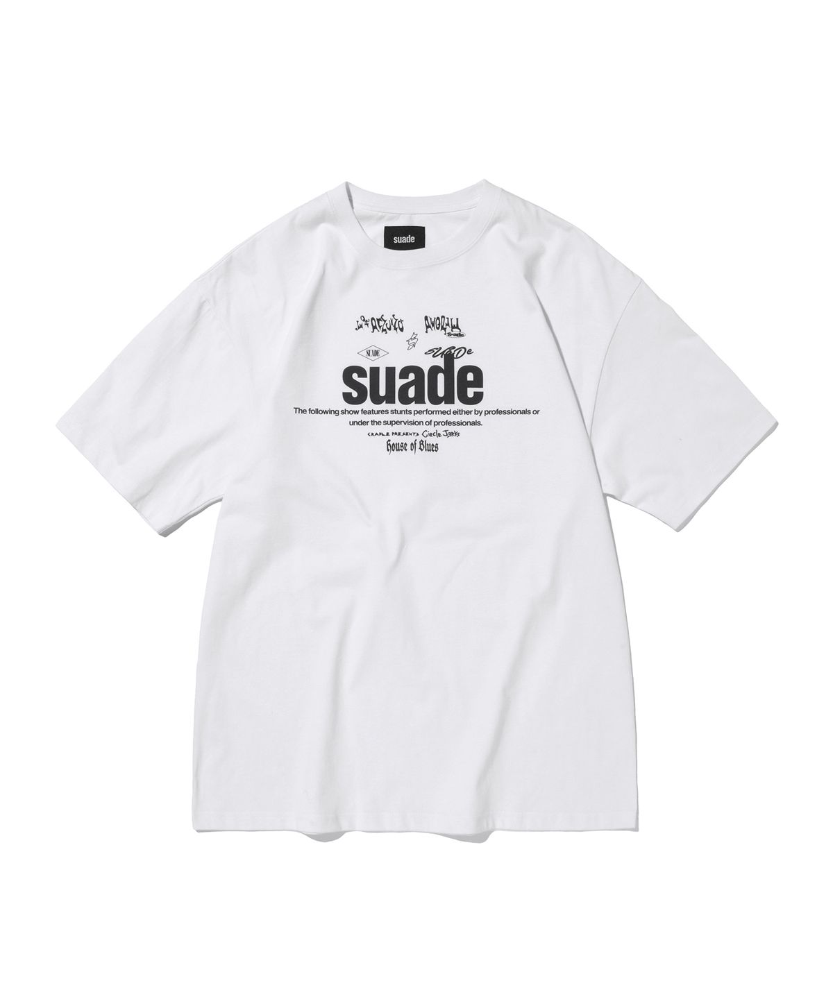 스웨이드(SUADE) MIXED LOGO TEE [WHITE]