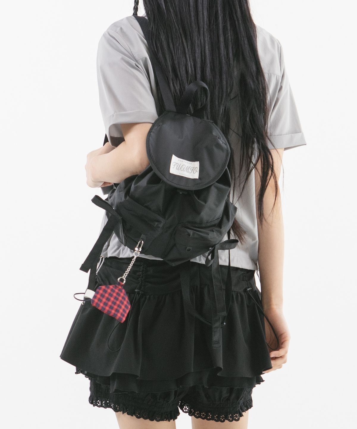 뚜오미오(TUOMIO) RIBBON MINI BACKPACK [BLACK]
