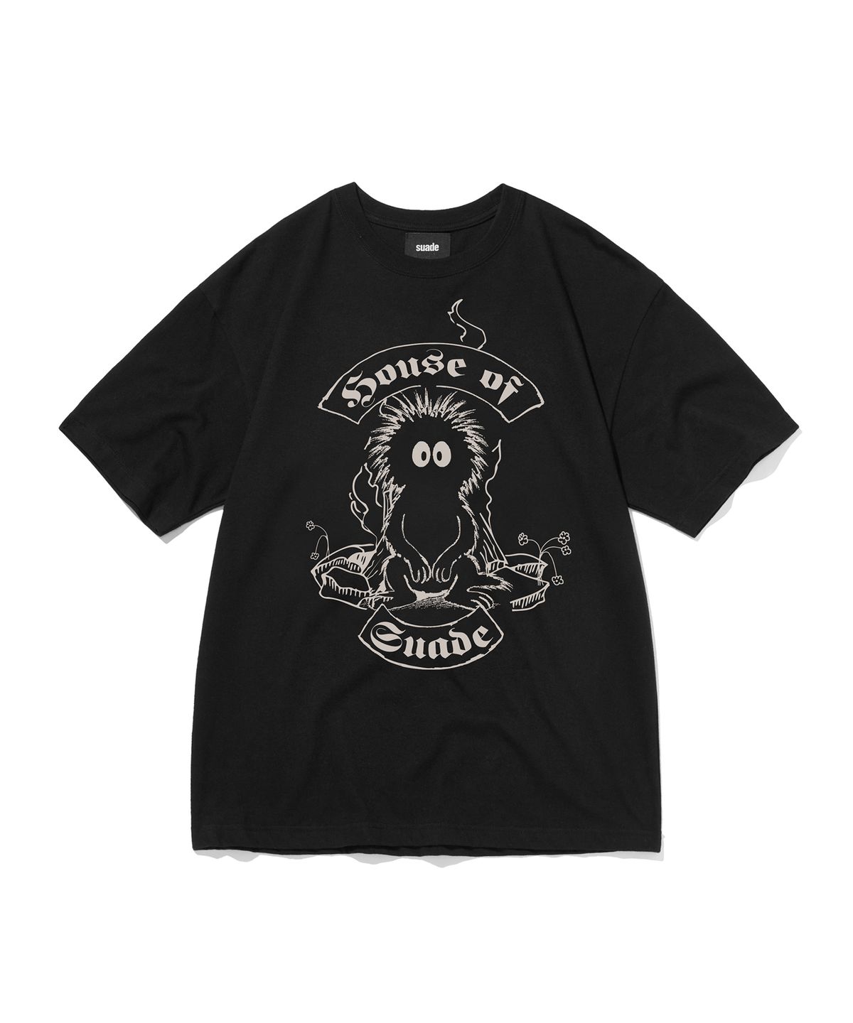 스웨이드(SUADE) DUST MAN TEE [BLACK]