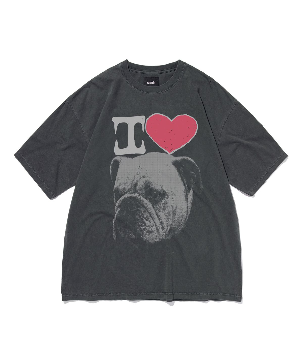 스웨이드(SUADE) BULLDOG TEE [PIGMENT BLACK]