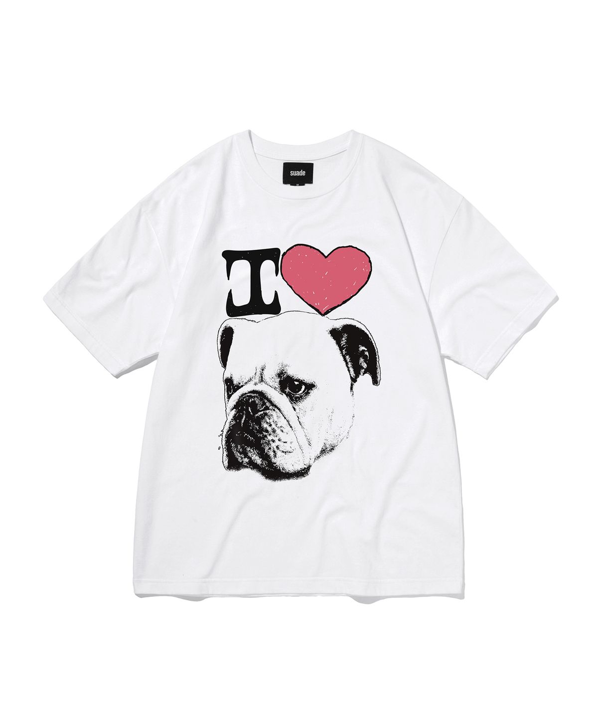 스웨이드(SUADE) BULLDOG TEE [WHITE]