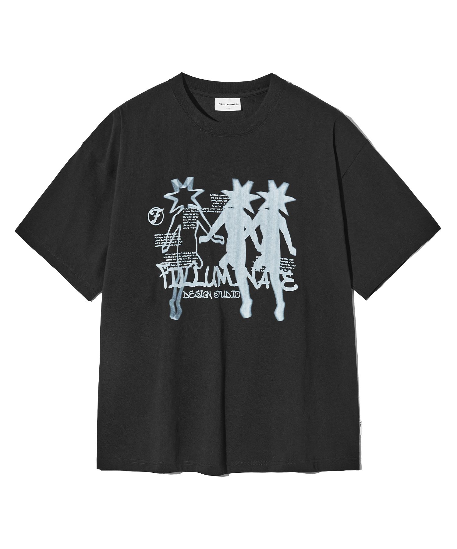 tシャツ 「UNISEX」Filluminate／VintageハートT レディース メンズ セール】 ハートロゴプリント ロング丈半袖Tシャツ （Tシャツ
