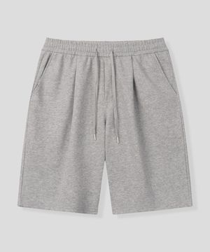 베이직 밴딩 하프 팬츠 [그레이]