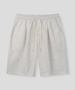 베이직 밴딩 하프 팬츠 [라이트 그레이]