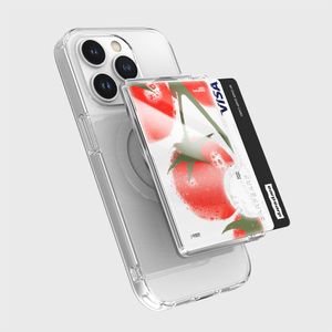 [어프어프X차정은]토마토 컵라면(맥세이프-에폭시 카드지갑)