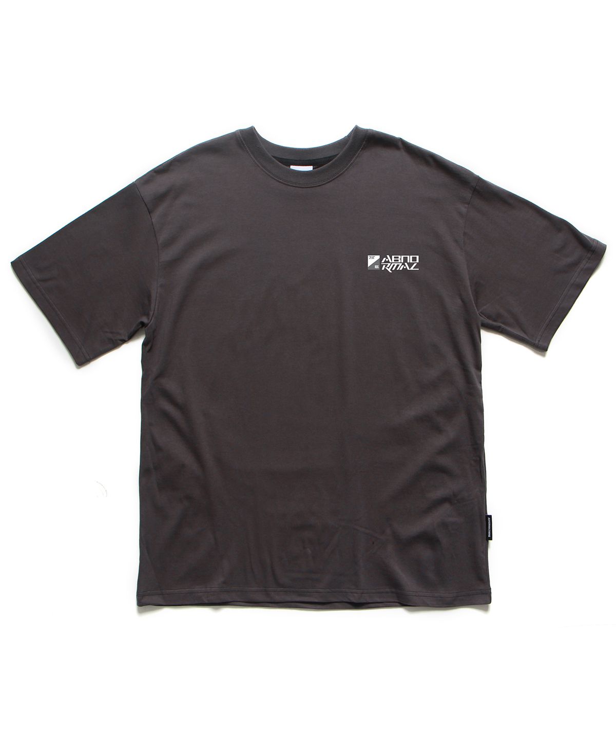 앱놀머씽(ABNORMALTHING) RD 미니 오버핏 티셔츠 차콜 (RD MINI T-SHIRT CHARCOAL)