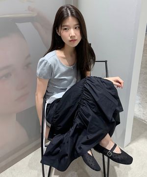 시그니처 크로셰 반팔티 GR