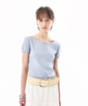 시그니쳐 크로셰 반팔티 SK