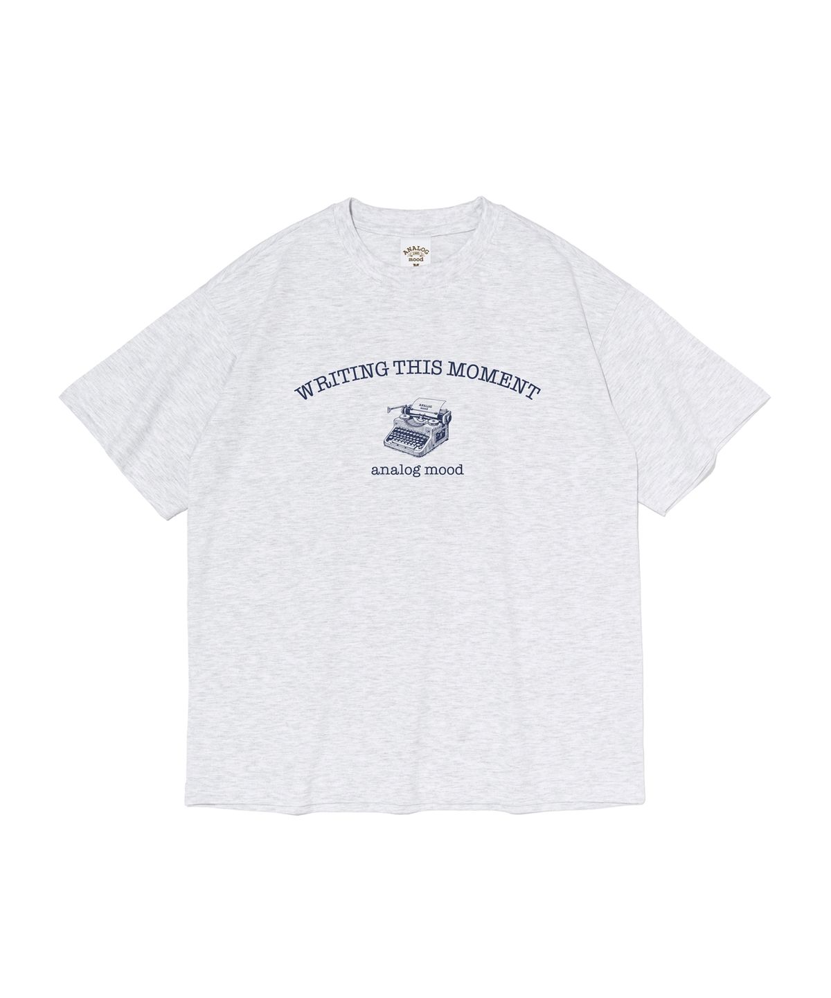 아날로그무드(ANALOG MOOD) 메로리즈 프린팅 반팔티 (그레이)
