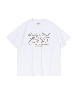 1985 로고 반팔티 (화이트)