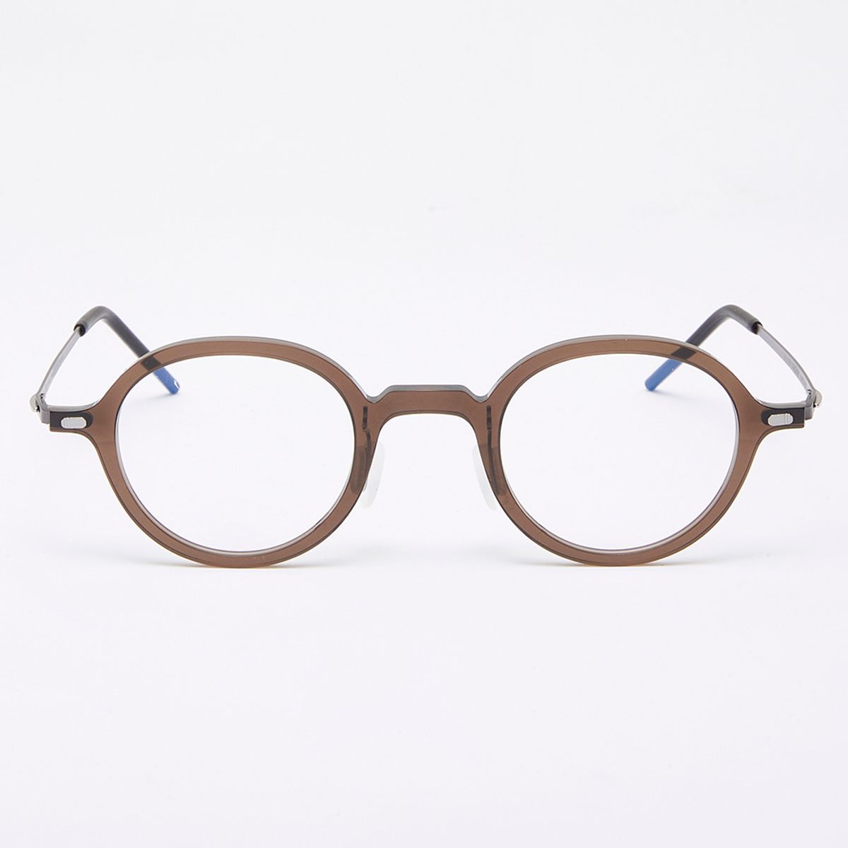 알로아이웨어(ALO EYEWEAR) [The air] AL5510 1310G 오리엔탈 라운드 초경량 안경테 카키 블루라이트 렌즈 선택