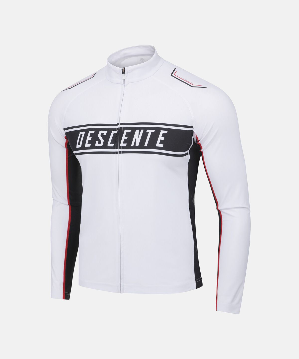 데상트(DESCENTE) 워딩 그래픽 래쉬가드 화이트(SQ221EKT51)