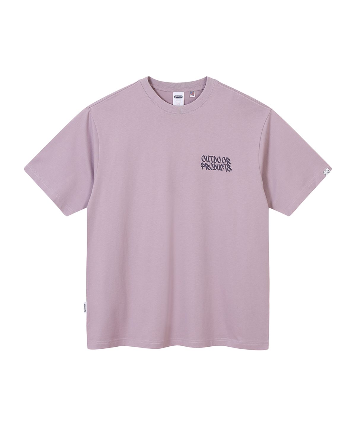 아웃도어 프로덕츠(OUTDOOR PRODUCTS) LOGO HALF SLEEVES (LAVENDER)