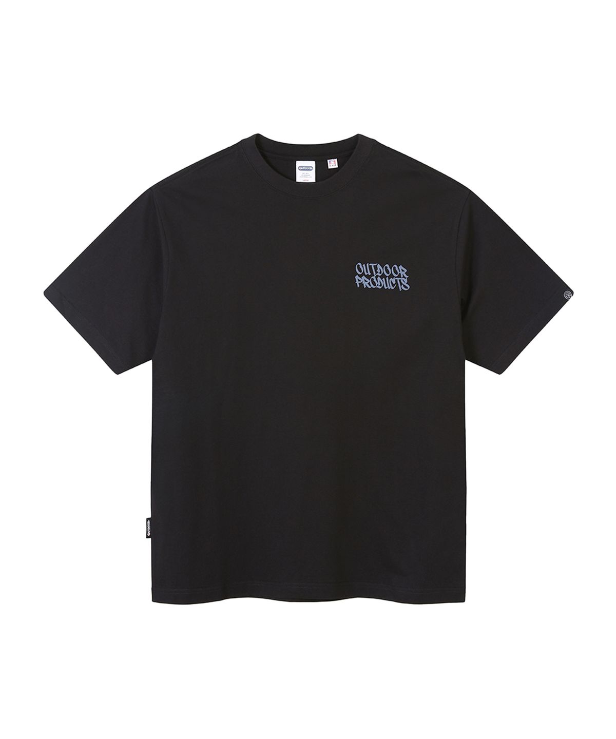 아웃도어 프로덕츠(OUTDOOR PRODUCTS) LOGO HALF SLEEVES (BLACK)