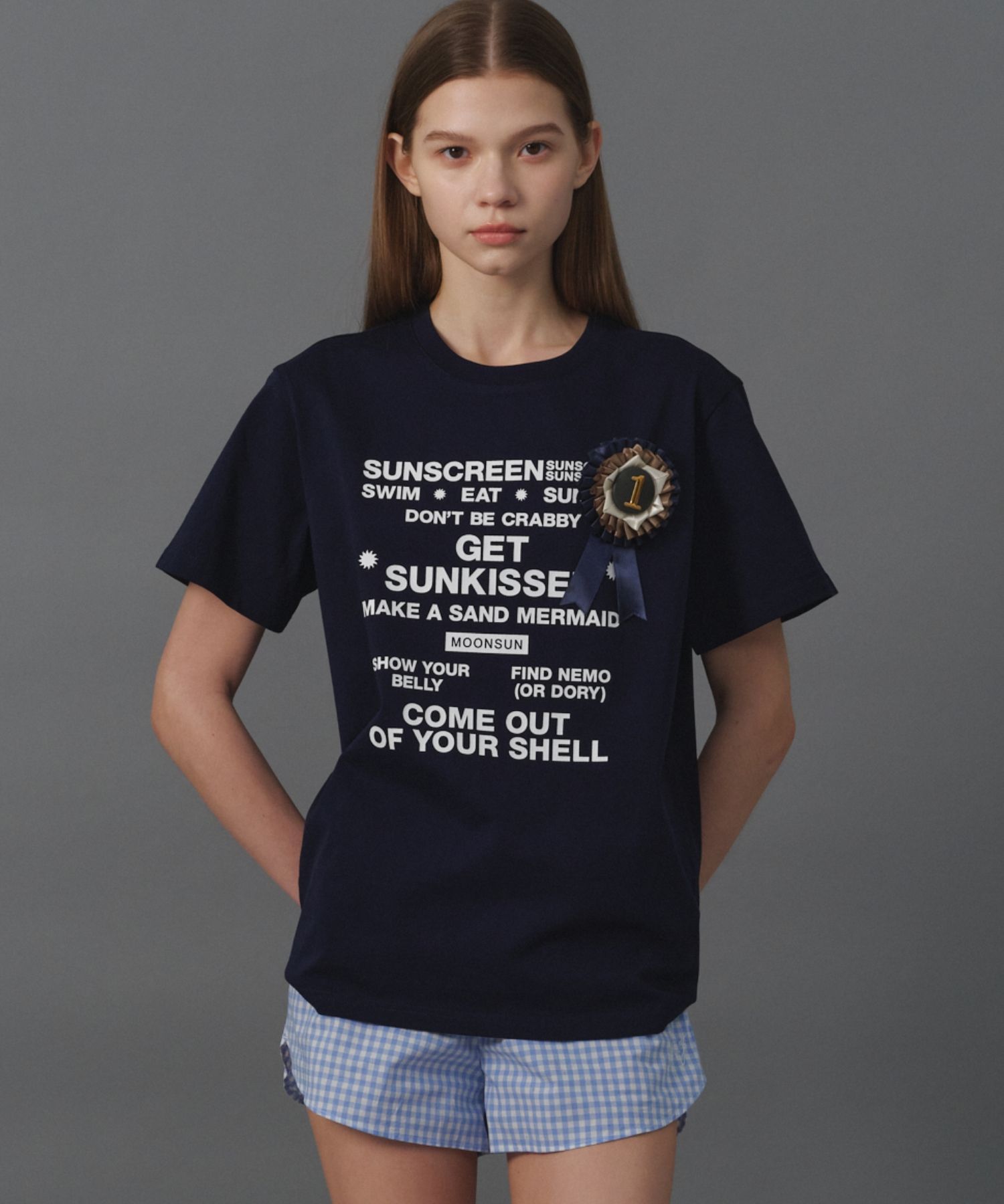 MOONSUN ♥ M.C UNISEX, Beach Rules T-Shirt /追跡付 MUSINSA | MOONSUN M.C UNISEX, Beach Rules T-Shirt / White