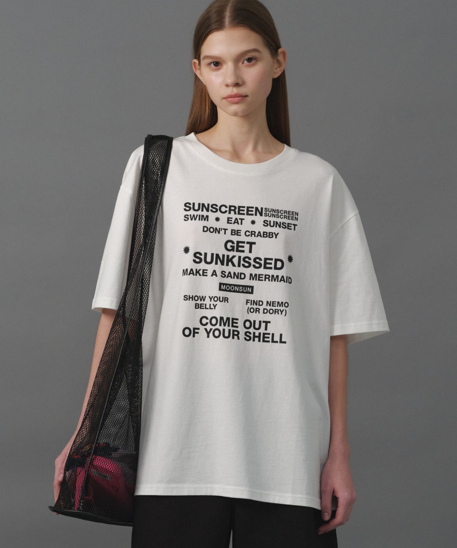 MOONSUN ♥ M.C UNISEX, Beach Rules T-Shirt /追跡付 MUSINSA | MOONSUN M.C UNISEX, Beach Rules T-Shirt / White