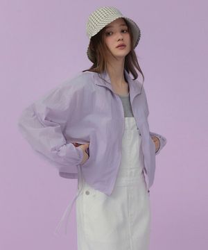 픈델 파스텔 크롭 윈드 점퍼