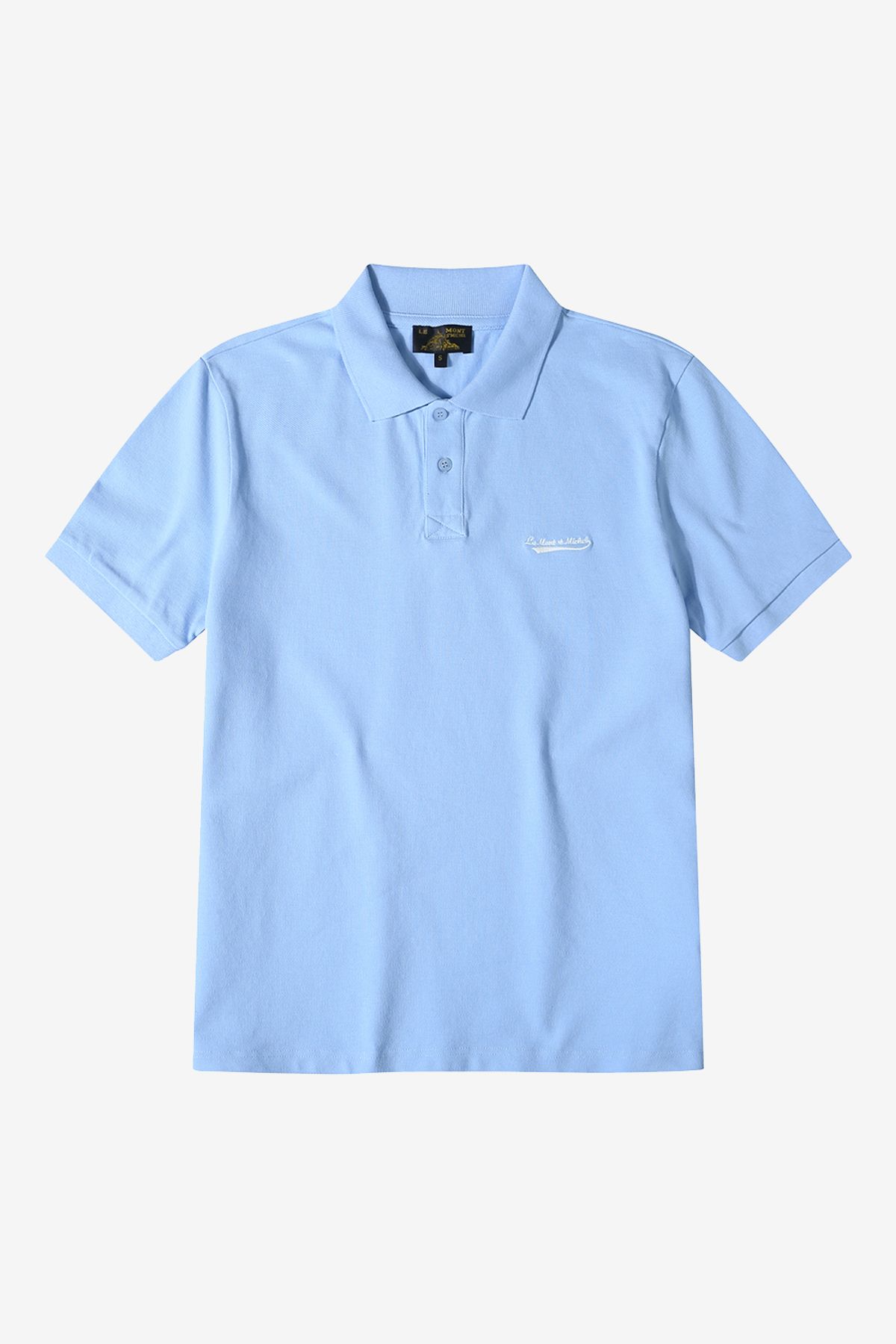 르몽생미셸(LE MONT ST MICHEL) TOUNY - POLO PATCH T-shirt_Light Blue