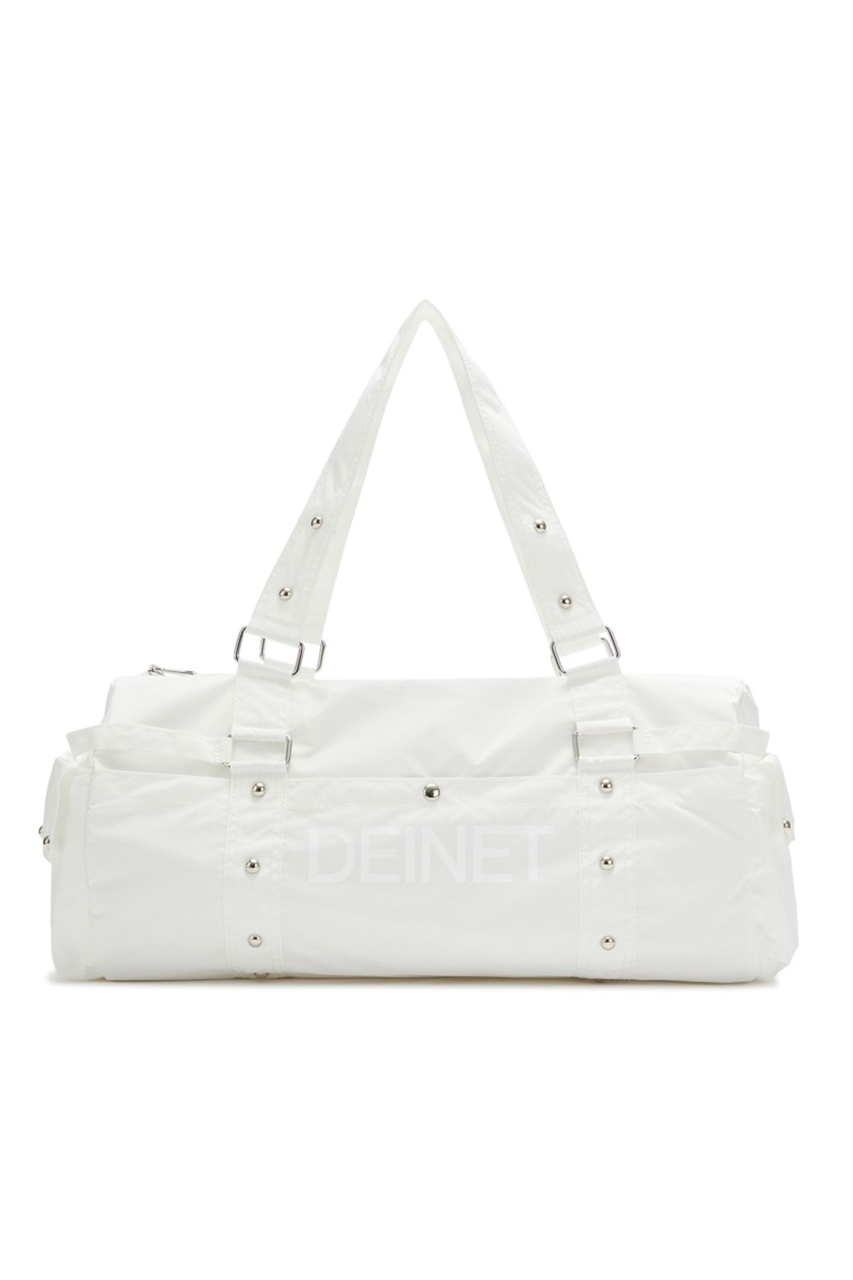 다이닛(DEINET) LOGO DUFFLE BAG IN WHITE