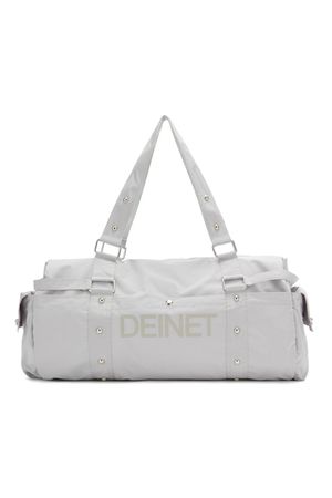 LOGO DUFFLE BAG IN GREY